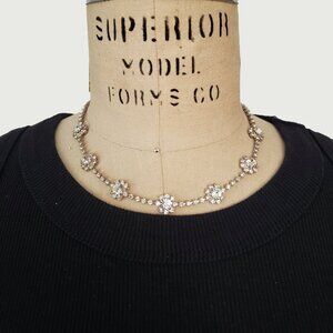 Vintage Austrian Crystal Princess Choker Necklace